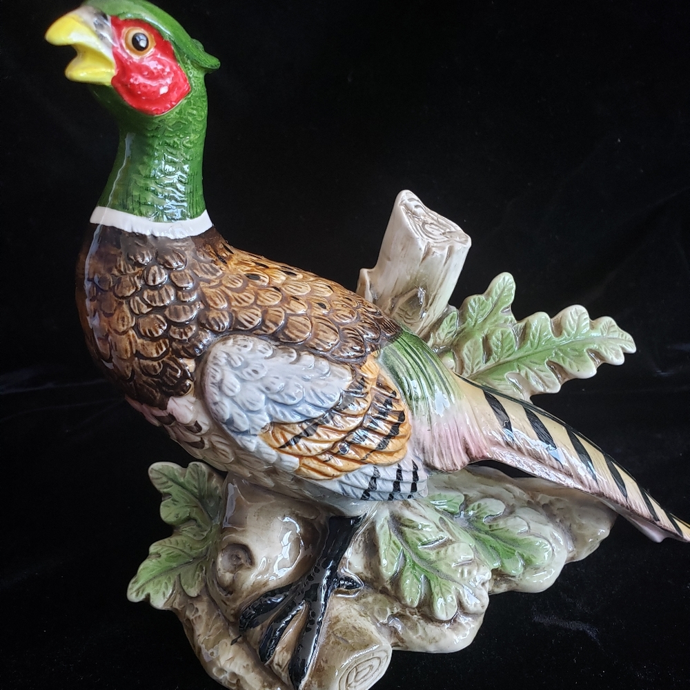 Vintage Enesco Japan Colorful Porcelain Pheasant #